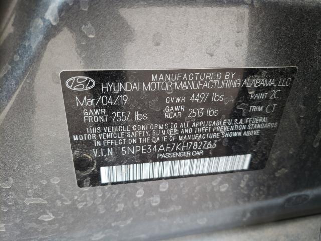 2019 HYUNDAI SONATA LIM 5NPE34AF7KH782763