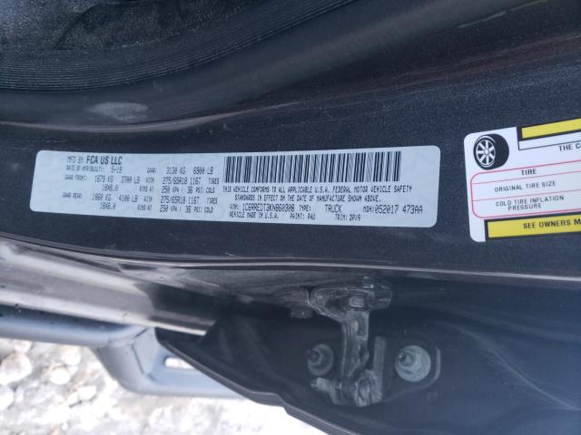 2019 RAM 1500 LARAM 1C6RREDT3KN860308