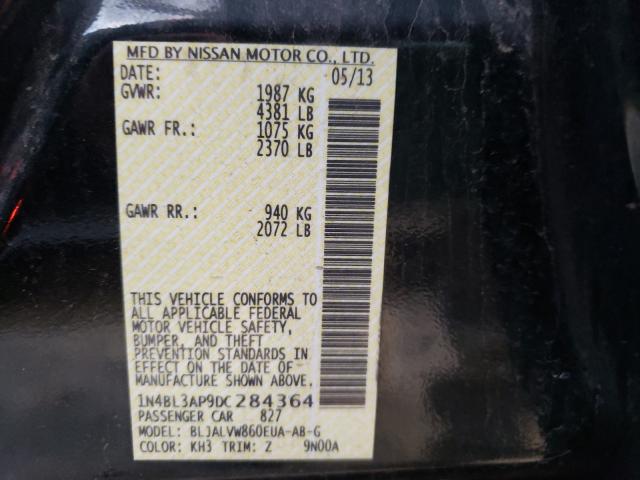 2013 NISSAN ALTIMA 3.5 1N4BL3AP9DC284364