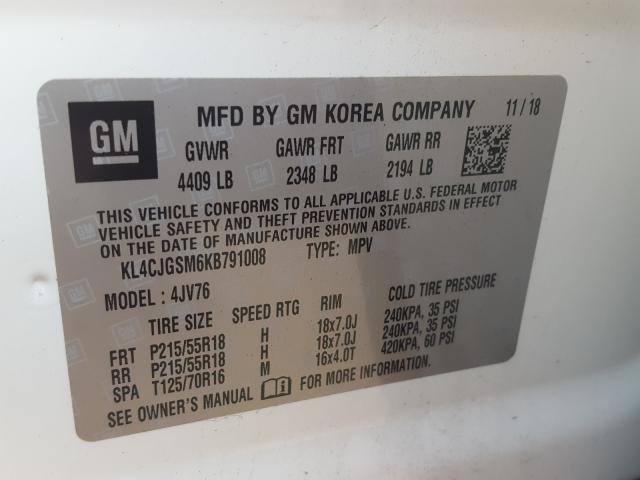 2019 BUICK ENCORE ESS KL4CJGSM6KB791008