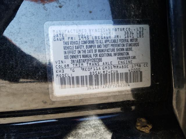 2015 NISSAN SENTRA 3N1AB7AP2FY282386