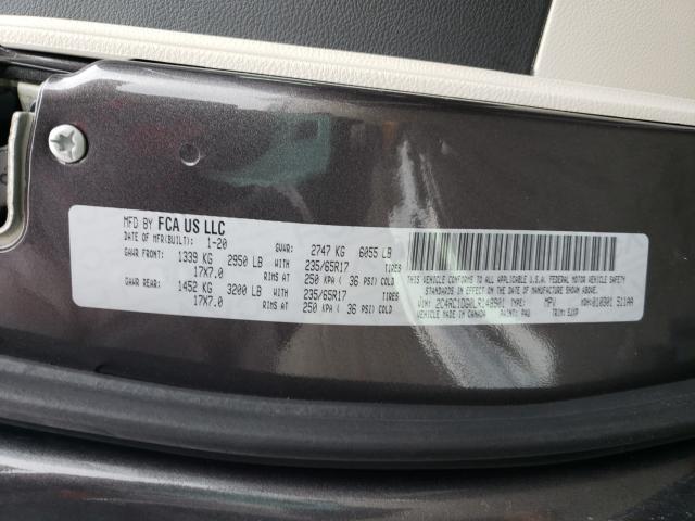 2020 CHRYSLER VOYAGER LX 2C4RC1DG0LR148901