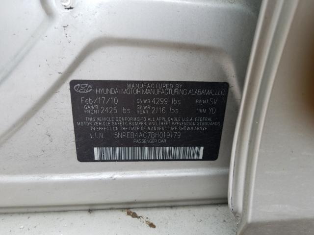 2011 HYUNDAI SONATA 5NPEB4AC7BH019179