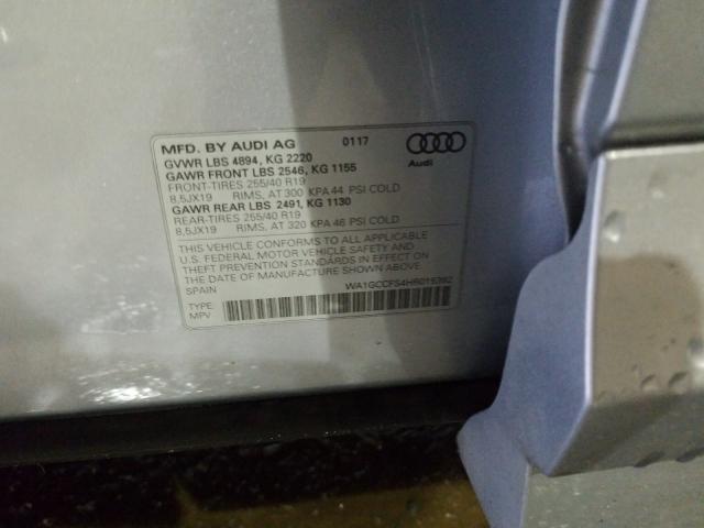 2017 AUDI Q3 PRESTIG WA1GCCFS4HR015392