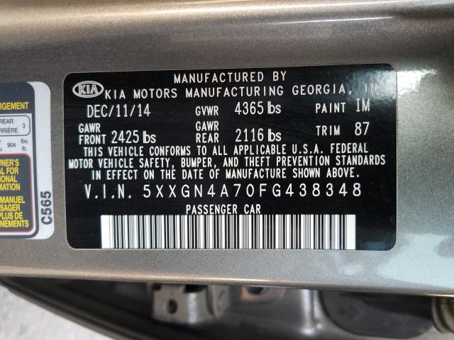2015 KIA OPTIMA EX - 5XXGN4A70FG438348