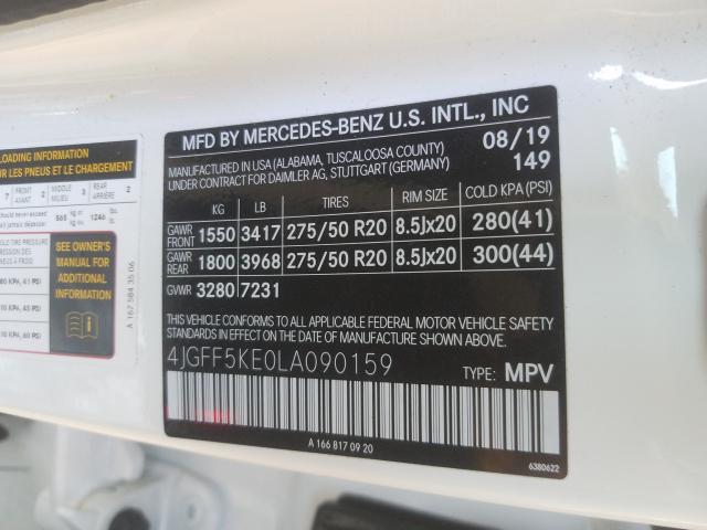 2020 MERCEDES-BENZ GLS 450 4M 4JGFF5KE0LA090159