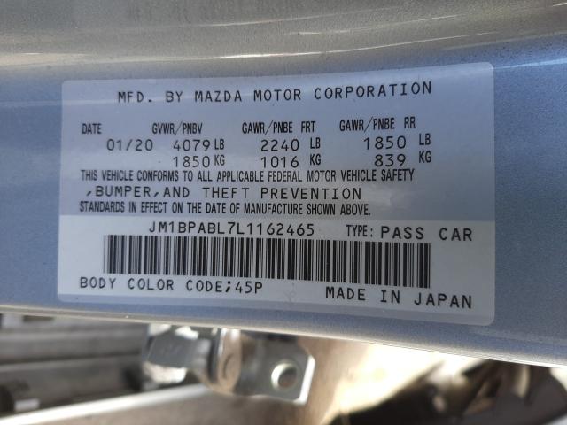 2020 MAZDA 3 JM1BPABL7L1162465