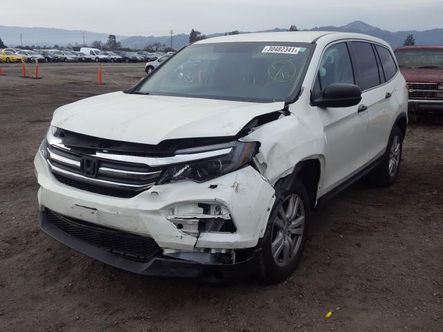2016 HONDA PILOT LX 5FNYF6H17GB038449