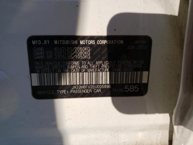 2014 MITSUBISHI LANCER EVO JA32W8FV2EU005899