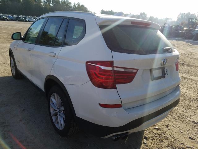 2016 BMW X3 SDRIVE2 5UXWZ7C5XG0M83649