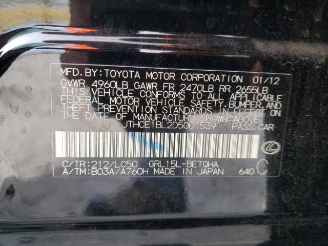 2013 LEXUS GS 350 JTHCE1BL2D5001539