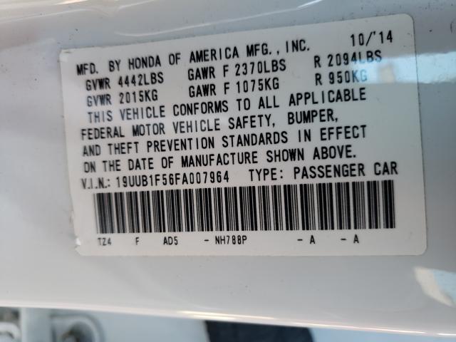 2015 ACURA TLX TECH 19UUB1F56FA007964
