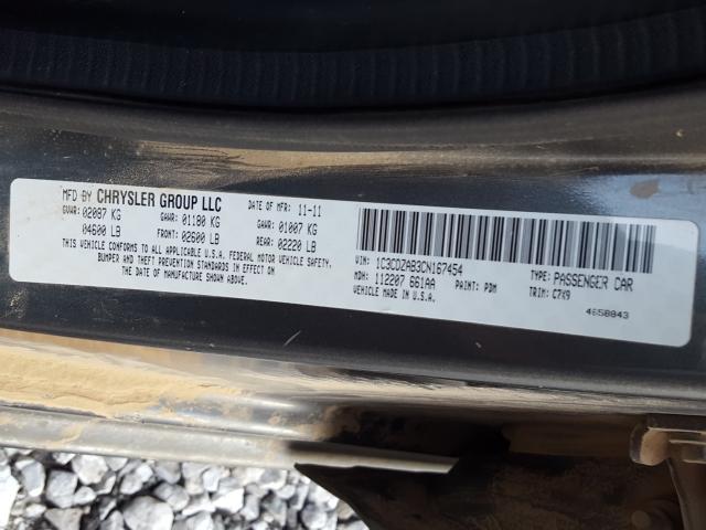 2012 DODGE AVENGER SE 1C3CDZAB3CN167454