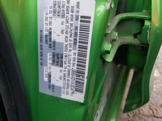 2013 MAZDA 2 JM1DE1KYXD0156967