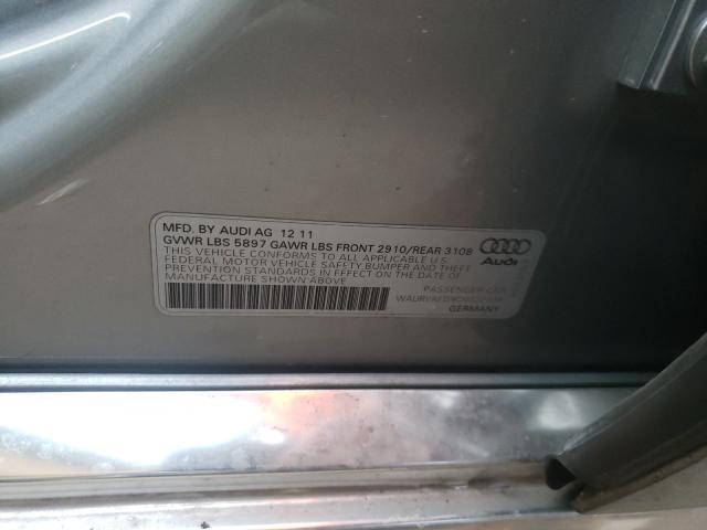 2012 AUDI A8 L QUATT WAURVAFD9CN022074