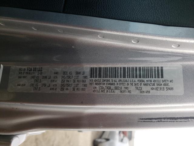2020 JEEP GLADIATOR 1C6HJTAG8LL186510