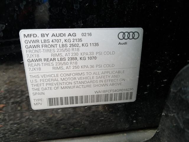 2016 AUDI Q3 PREMIUM WA1BFCFS4GR018230
