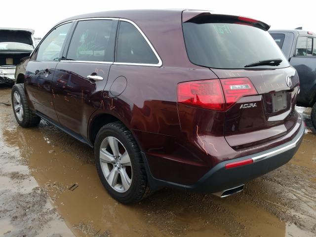 2011 ACURA MDX 2HNYD2H25BH516002