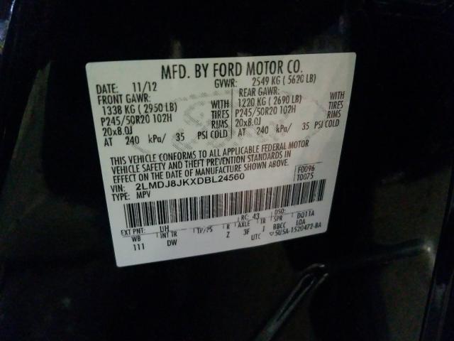 2013 LINCOLN MKX 2LMDJ8JKXDBL24560