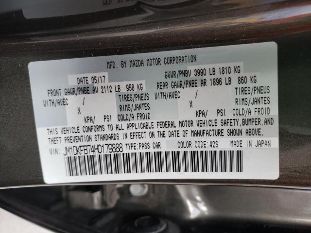 2017 MAZDA CX-3 SPORT JM1DKFB74H0179888