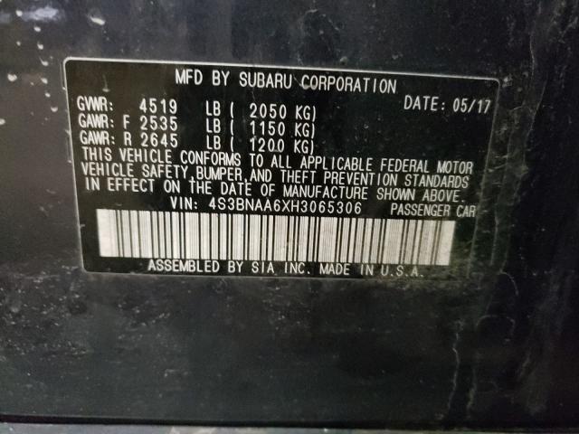 2017 SUBARU LEGACY 4S3BNAA6XH3065306