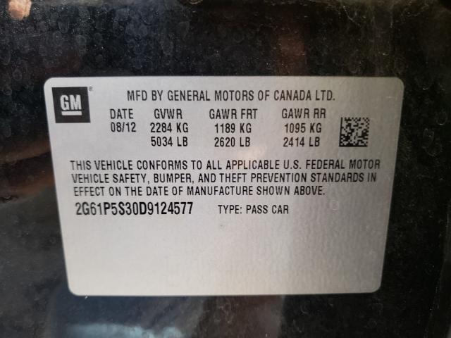 2013 CADILLAC XTS LUXURY 2G61P5S30D9124577