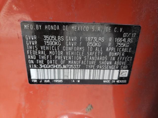 2018 HONDA FIT 3HGGK5H05JM705337