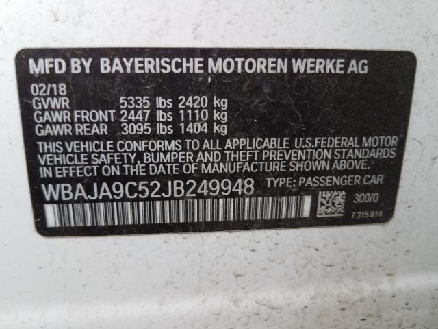 2018 BMW 530E WBAJA9C52JB249948