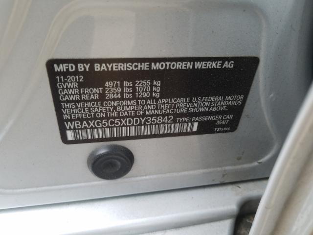 2013 BMW 528 I WBAXG5C5XDDY35842