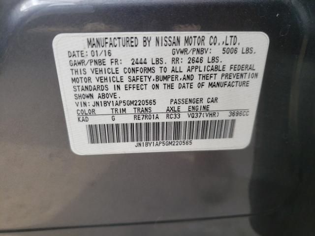 2016 INFINITI Q70 3.7 JN1BY1AP5GM220565