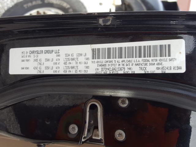 2010 DODGE RAM 3500 3D73Y4CL6AG153679