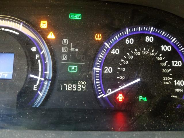 2010 LEXUS HS 250H JTHBB1BA5A2018013