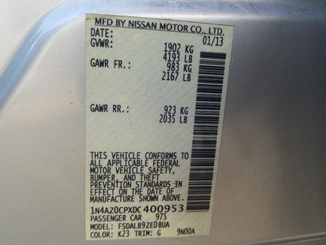 2013 NISSAN LEAF S 1N4AZ0CPXDC400953