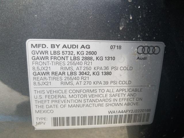2018 AUDI SQ5 PREMIU WA1A4AFY2J2220168