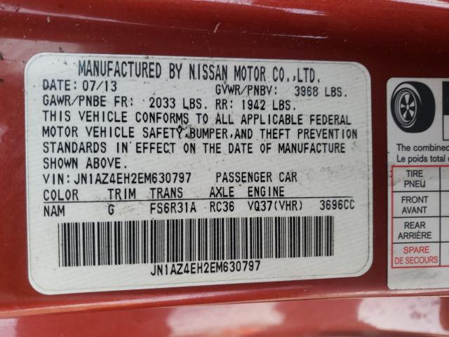 2014 NISSAN 370Z BASE - JN1AZ4EH2EM630797