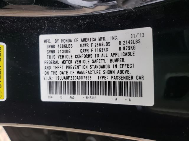 2013 ACURA TL 19UUA8F29DA007696