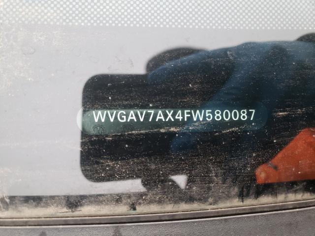 2015 VOLKSWAGEN TIGUAN S - WVGAV7AX4FW580087