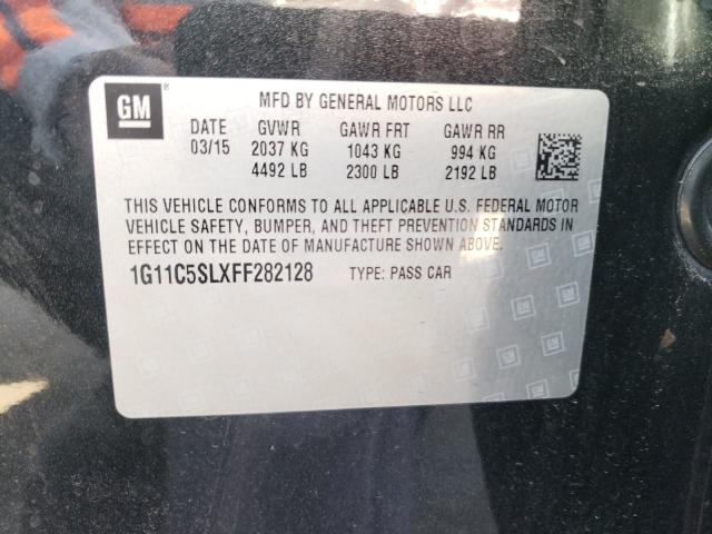 2015 CHEVROLET MALIBU 1LT - 1G11C5SLXFF282128
