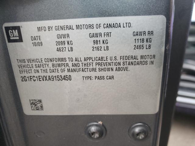 2010 CHEVROLET CAMARO 2G1FC1EVXA9153450