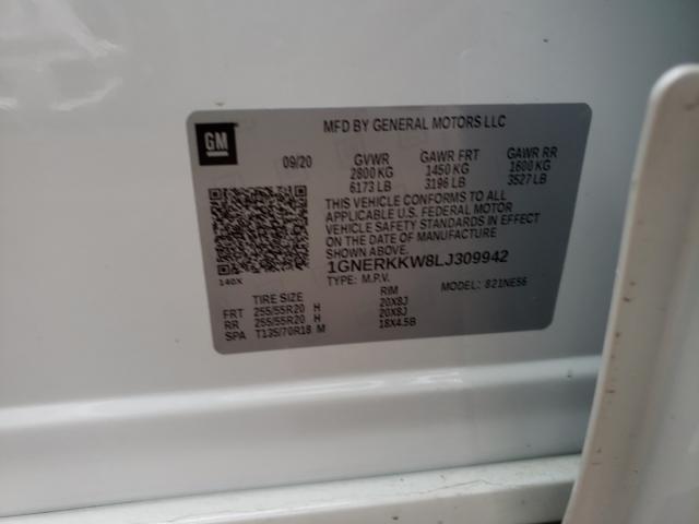 2020 CHEVROLET TRAVERSE P 1GNERKKW8LJ309942
