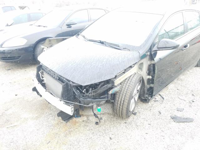 2017 HYUNDAI IONIQ BLUE KMHC65LC3HU022492