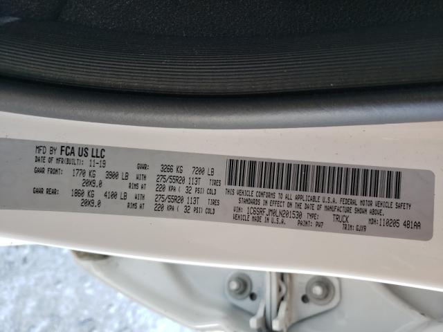 2020 RAM 1500 LARAM 1C6SRFJM0LN201530
