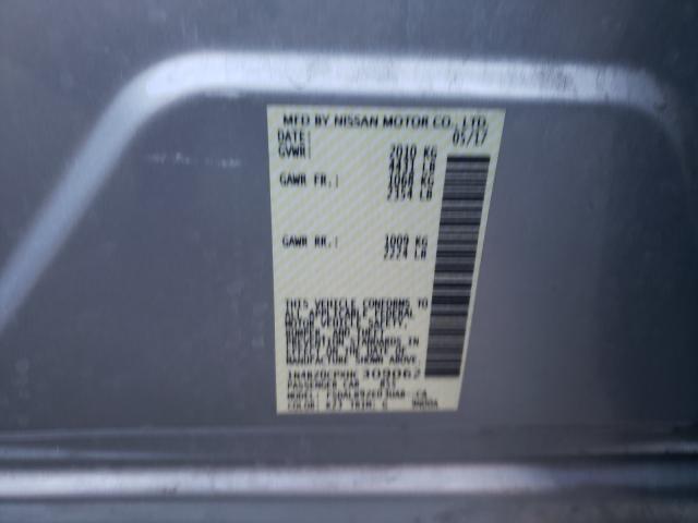 2017 NISSAN LEAF S 1N4BZ0CPXHC309062