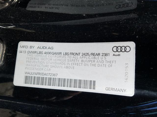 2013 AUDI A5 PREMIUM WAULFAFR0DA072367