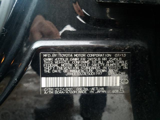 2014 LEXUS IS 350 JTHCE1D23E5001197