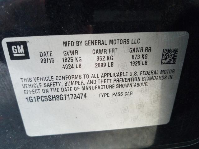 2016 CHEVROLET CRUZE LIMI 1G1PC5SH8G7173474
