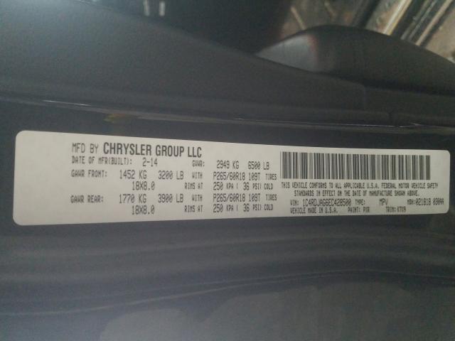 2014 DODGE DURANGO SX 1C4RDJAG6EC428500