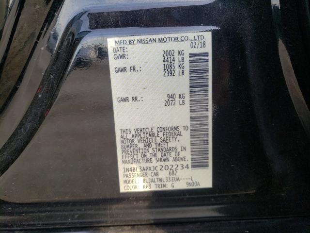 2018 NISSAN ALTIMA 3.5 1N4BL3APXJC202234