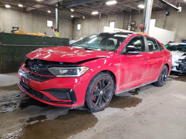2019 VOLKSWAGEN JETTA GLI 3VW5T7BU0KM174704