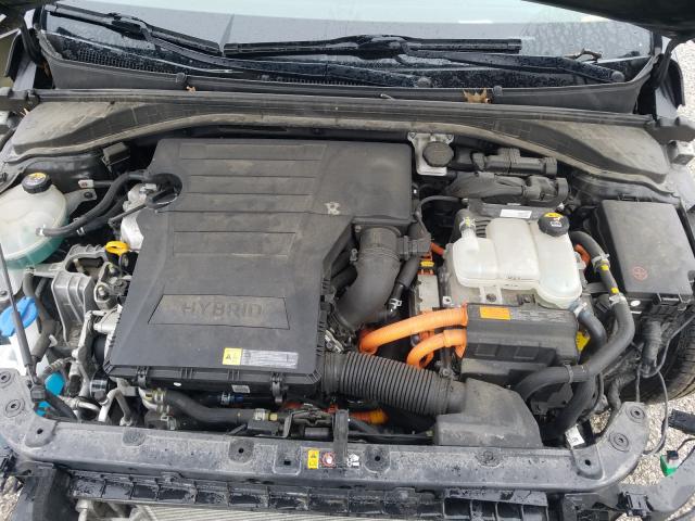 2017 HYUNDAI IONIQ BLUE KMHC65LC3HU022492